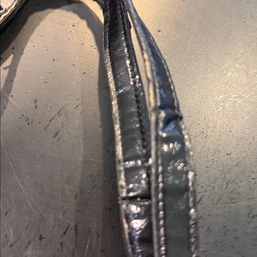 COACH VINTAGE Y2K MONOGRAM Black and GREY Signature SMALL Tote - Picture 12 of 14